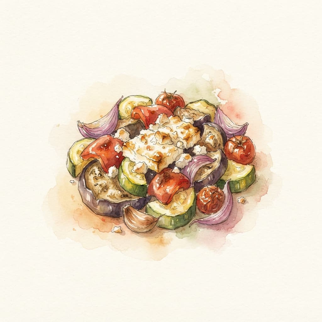 Ofengemüse mit Feta