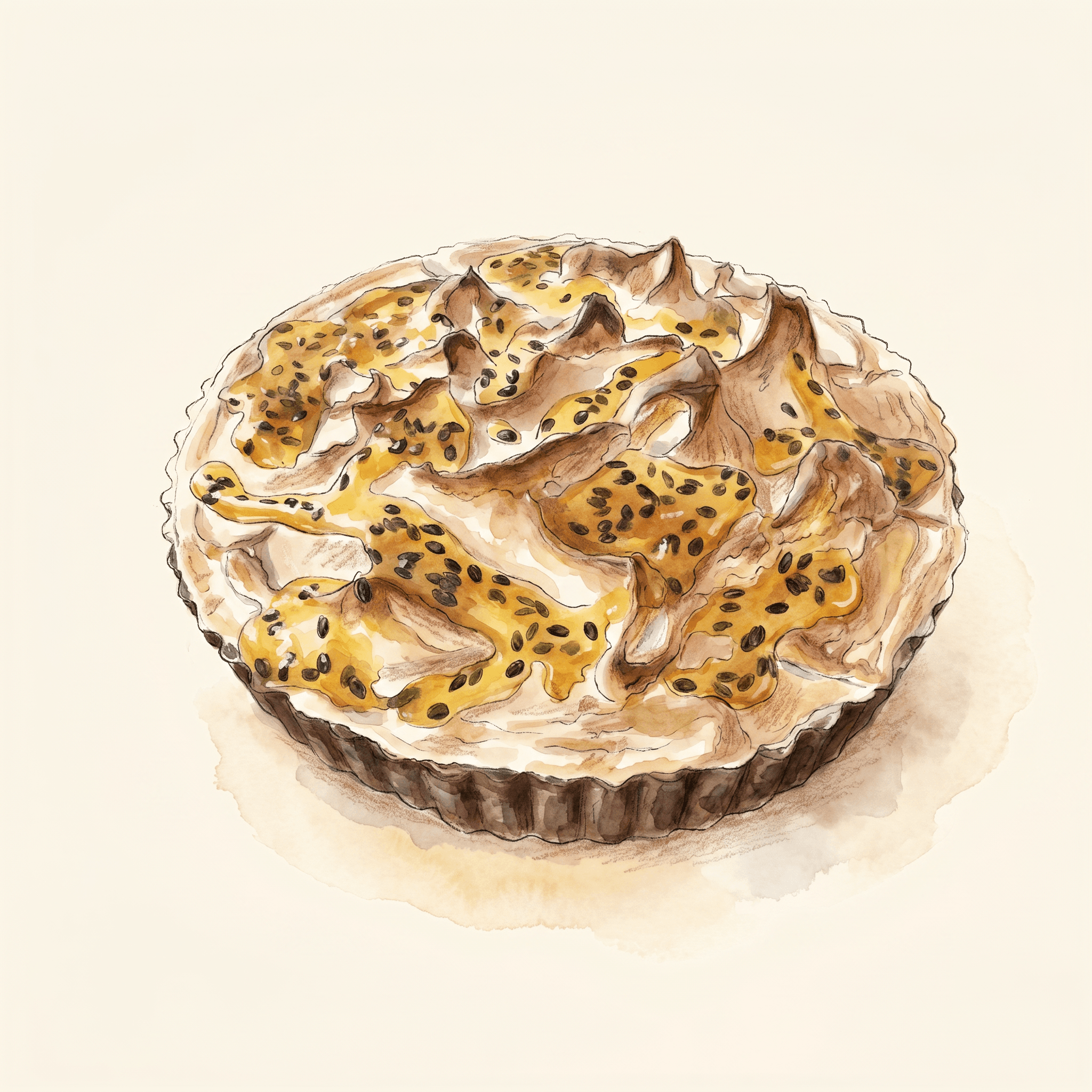 Passionsfrucht-Tarte