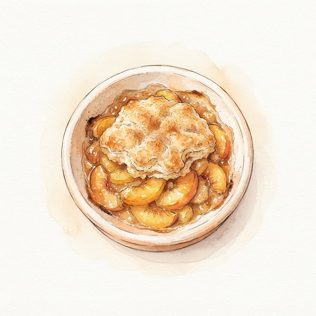 Pfirsich-Cobbler