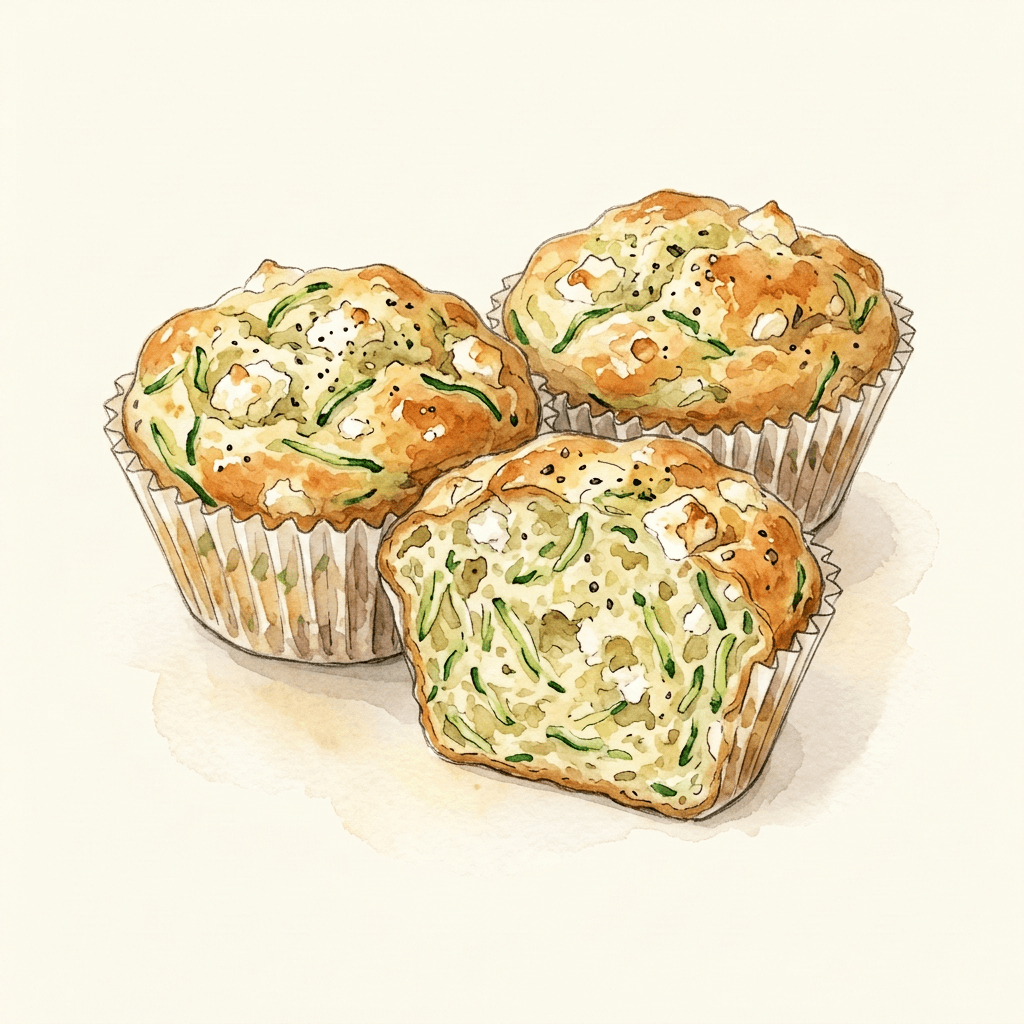 Zucchini-Muffins