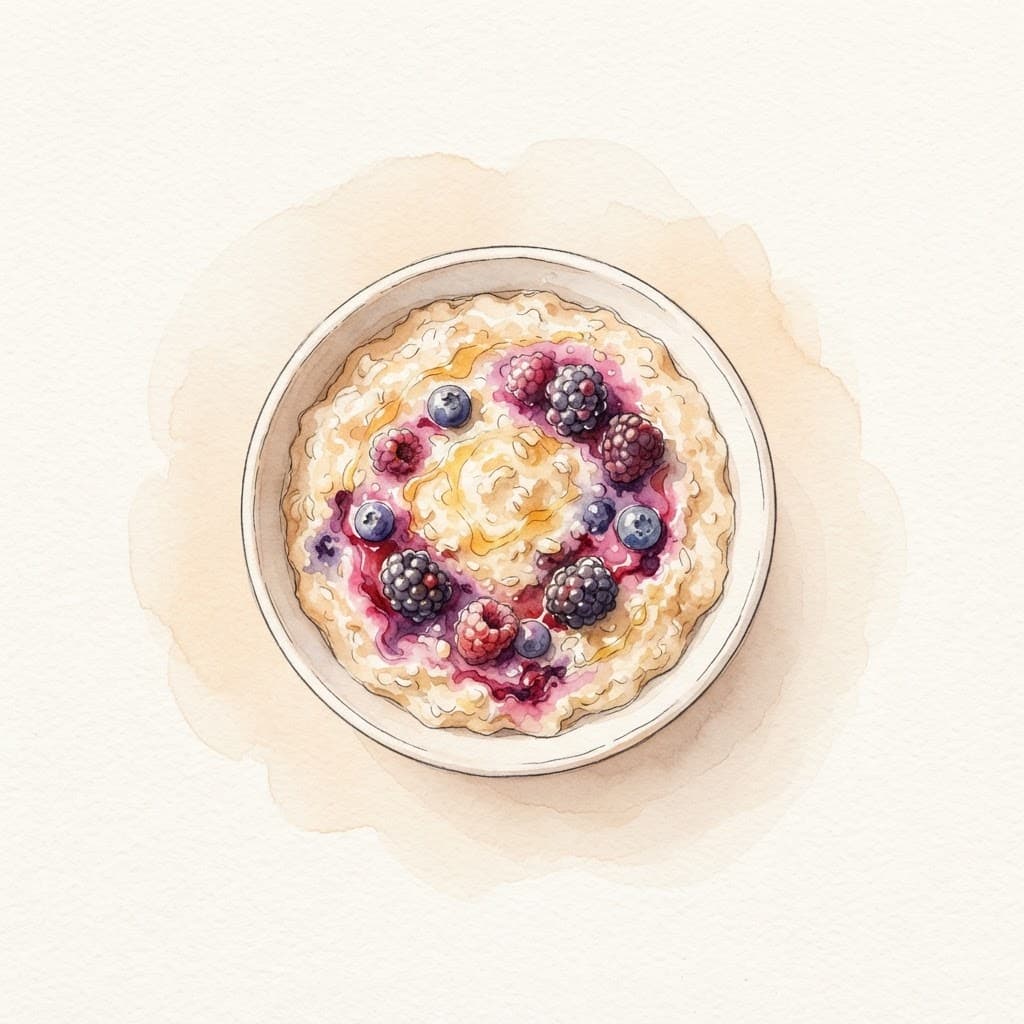 Porridge mit Beeren
