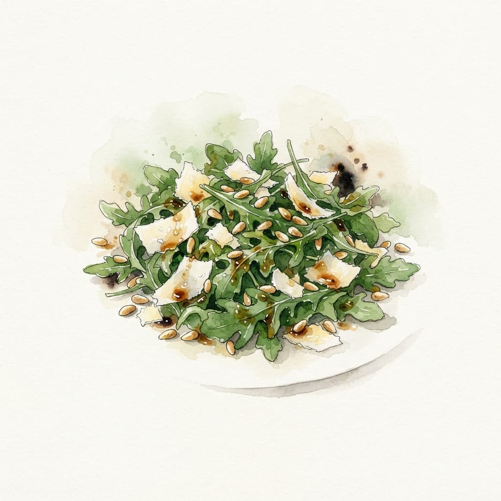 Rucola-Salat mit Parmesan