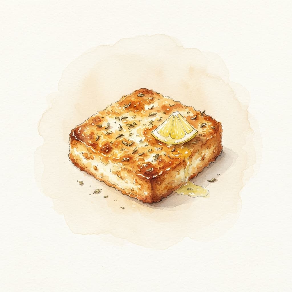 Gebratener Feta (Saganaki)