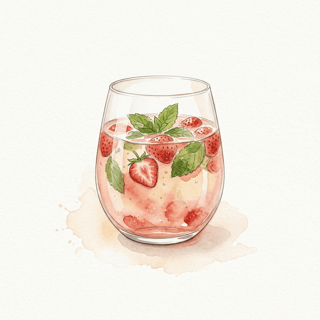 Erdbeer-Bowle