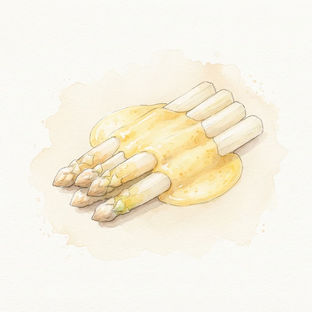 Spargel mit Sauce Hollandaise