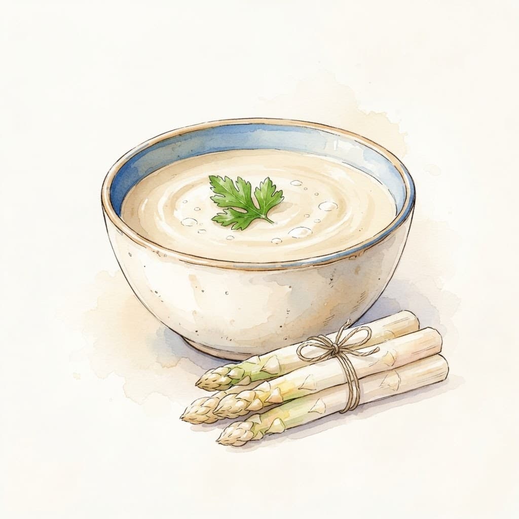 Spargelcremesuppe