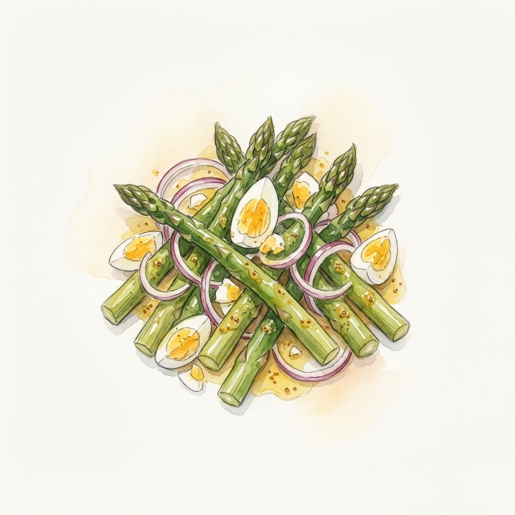 Marinierter Spargelsalat