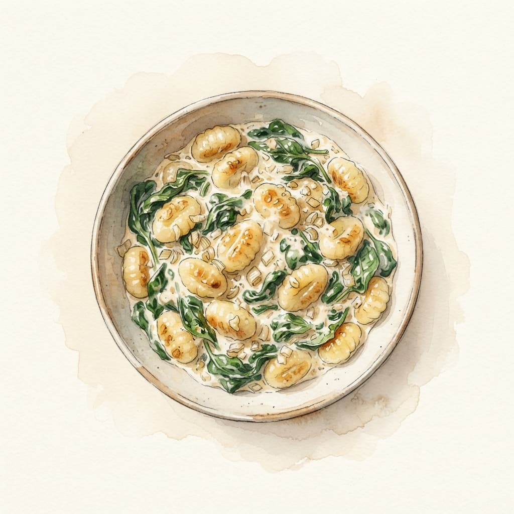 Gnocchi-Spinat-Pfanne