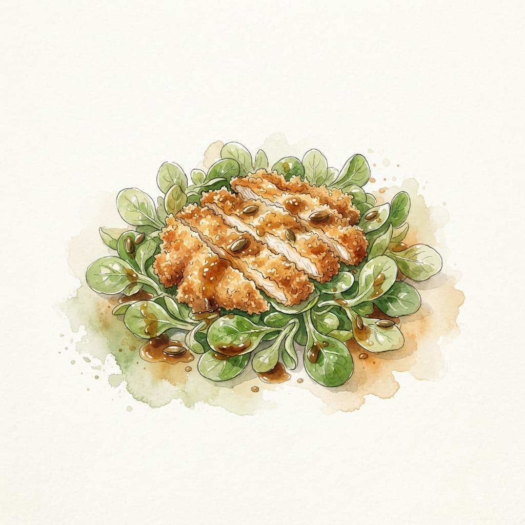 Steirischer Backhendlsalat