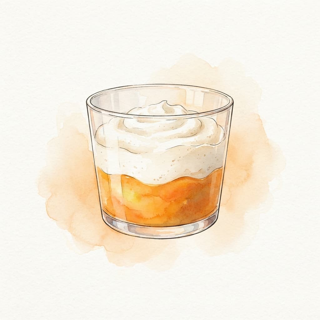 Topfencreme mit Marillenröster