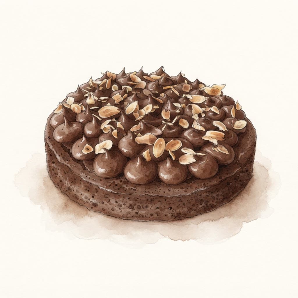 Vegane Schokoladen-Torte