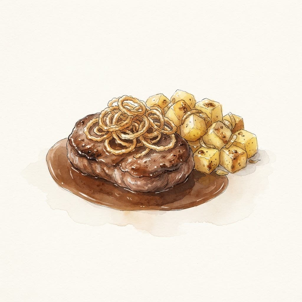 Zwiebelrostbraten