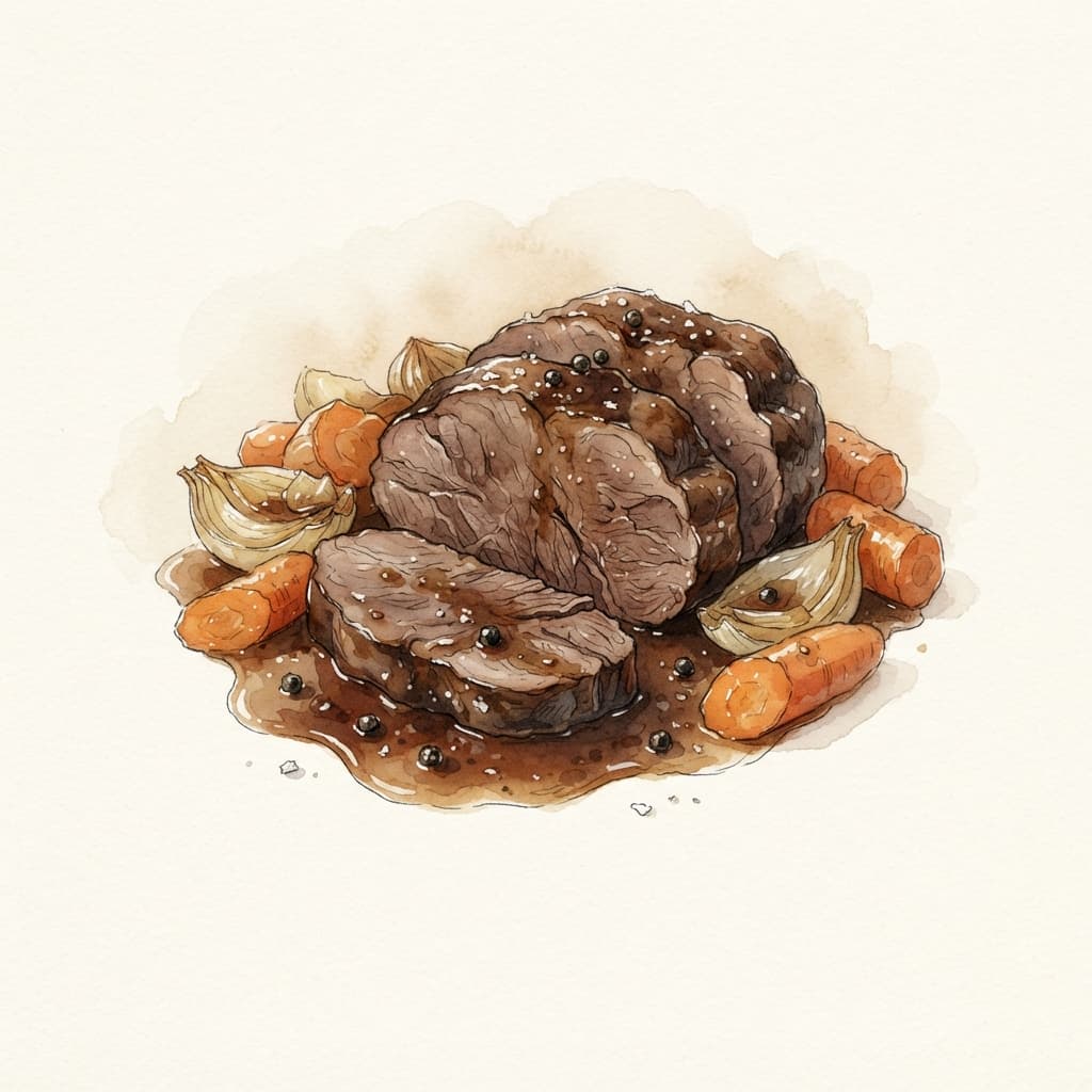 Wildschweinbraten