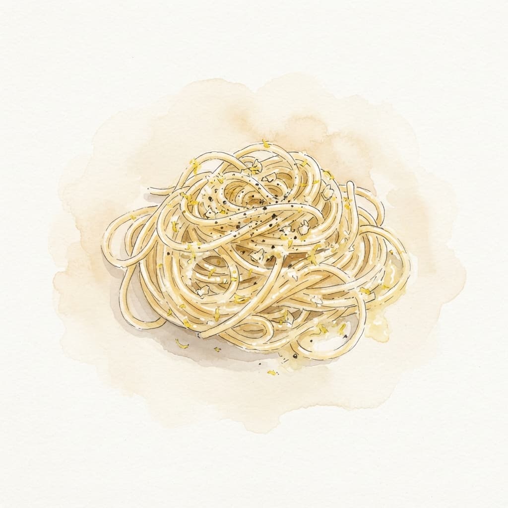 Zitronen-Spaghetti