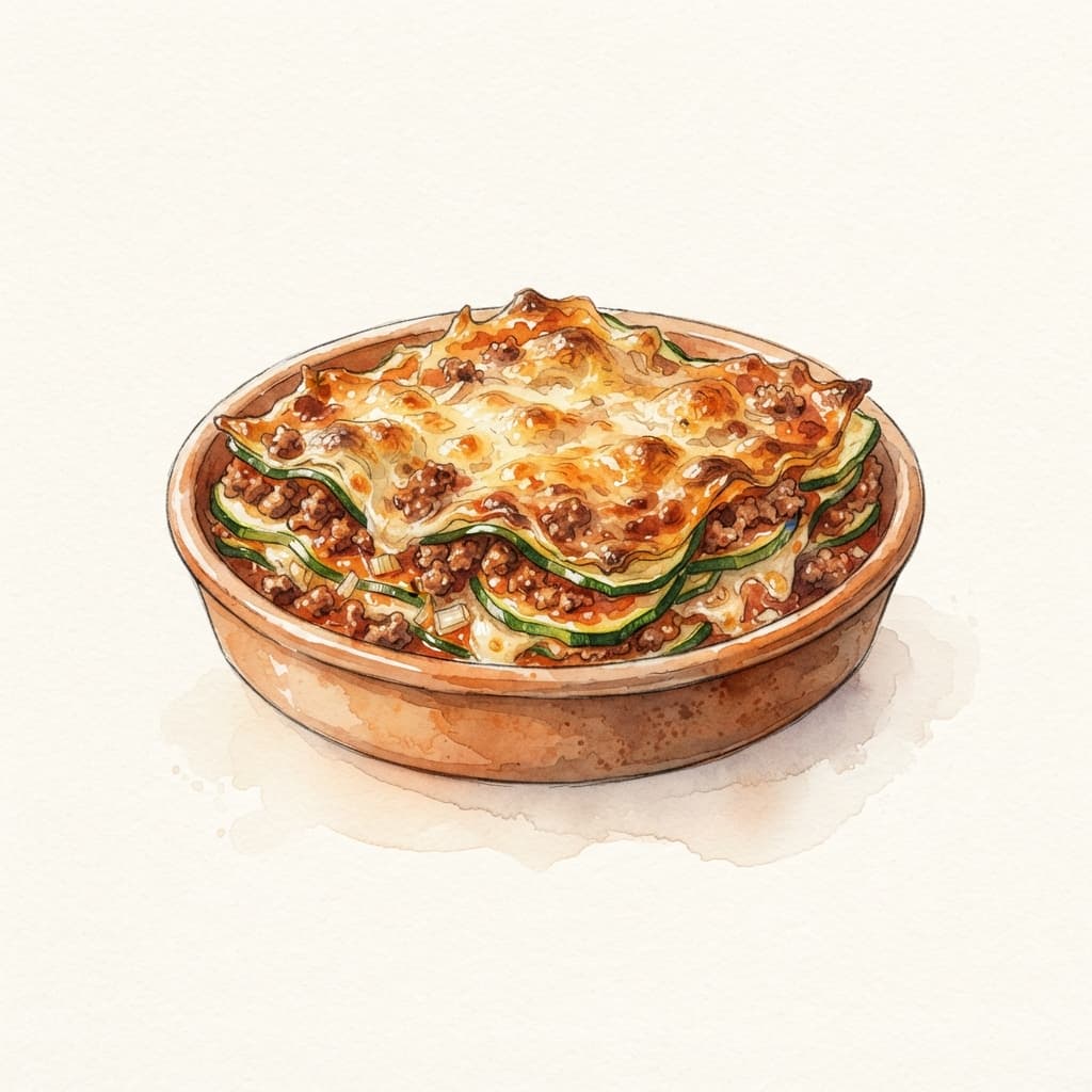 Zucchini-Lasagne Low Carb