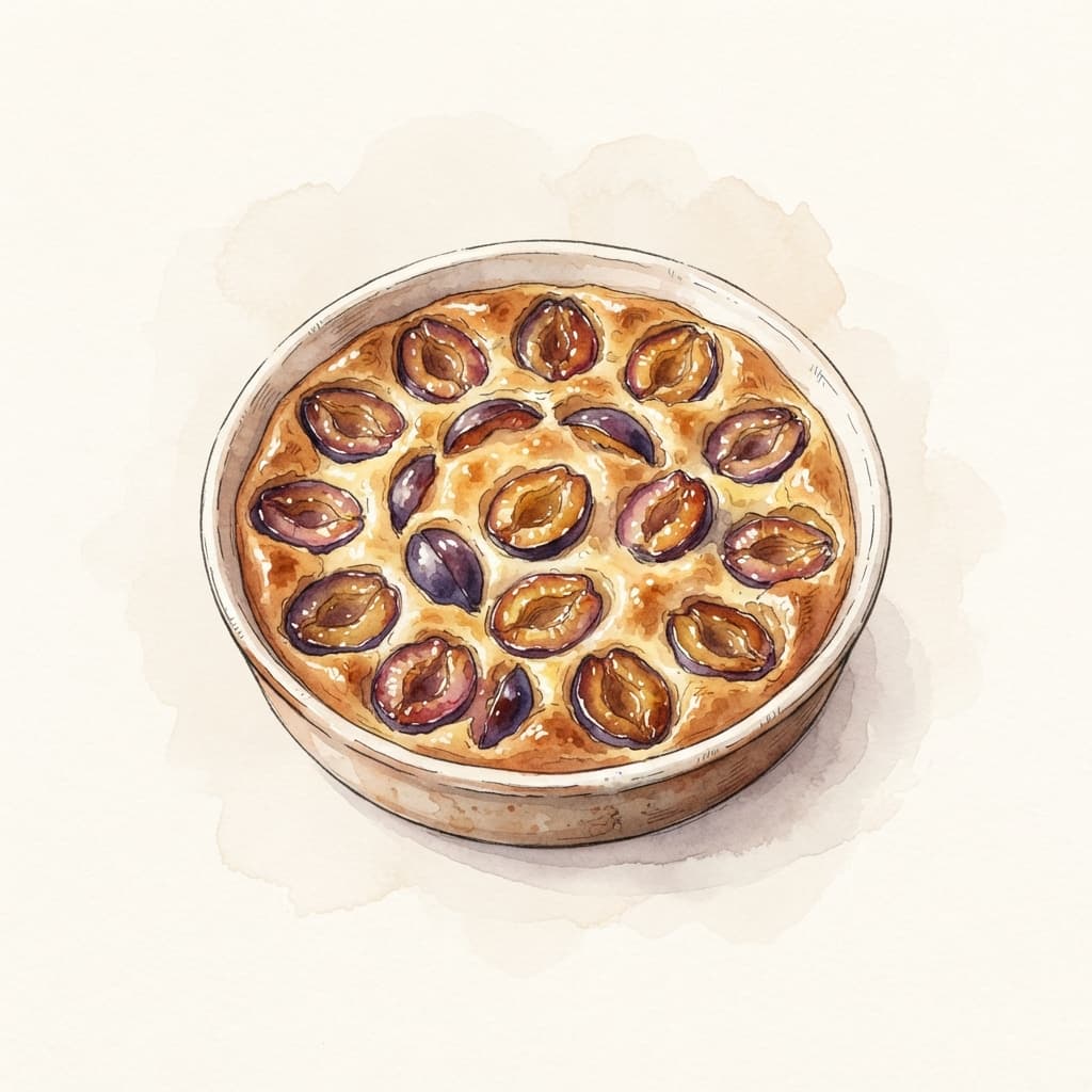 Zwetschken-Clafoutis