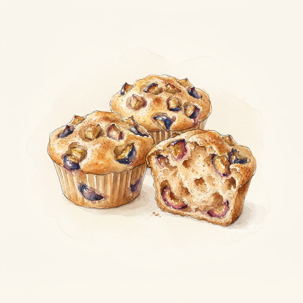 Zwetschkenmuffins